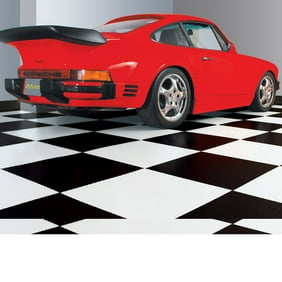G-Floor RaceDay Levant 12 x 12 Peel and Stick Tile in Slate Grey Set of 20